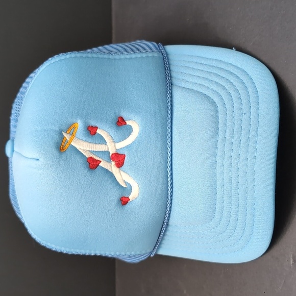 VGT,Nissun Baby Blue, Atlanta Braves Men's Baseball Trucker Hat. - Picture 2 of 6